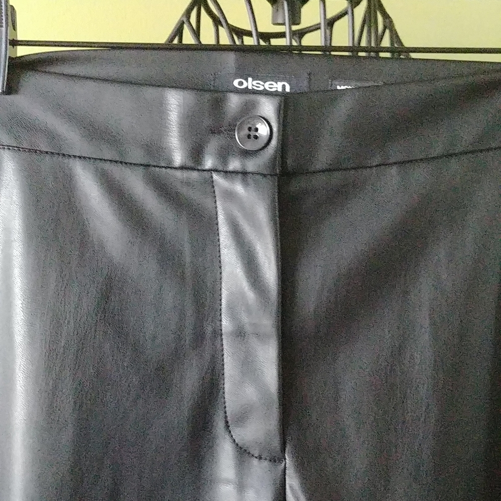 NWT,"OLSEN" BLACK PANTS,size 42, US M-L - Picture 3 of 13